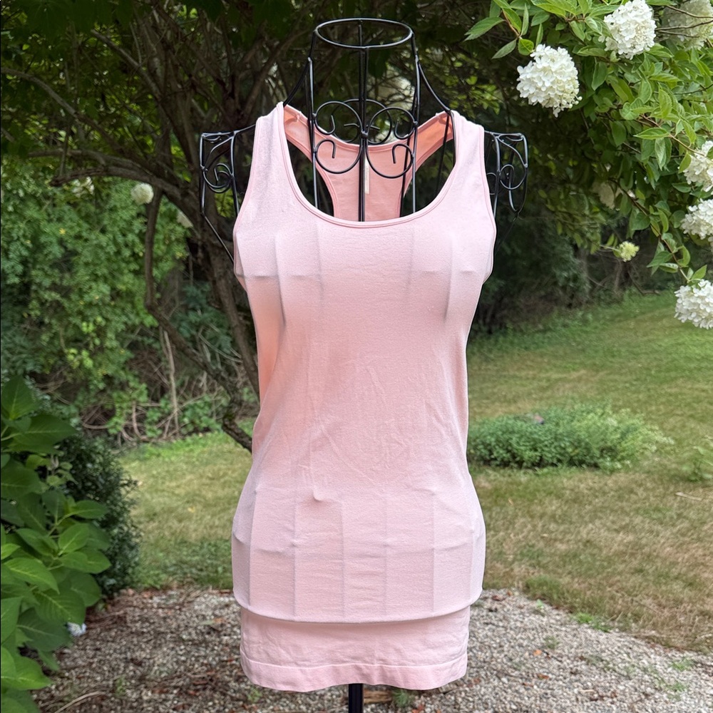 Skinny tees pink racer back tank